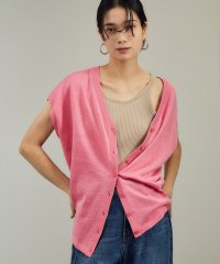 サロン　アダム　エ　ロペ/リネンニットベスト2WAYカーディガン［ドライタッチ・洗える］/508240513