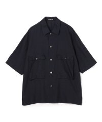 GALERIE VIE/ リネンポプリン サファリシャツ/508240521