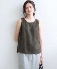 NIJYUSANKU（SMALL SIZE）/【SLOW/一部店舗限定】ブライトヴィンテージクロス ノースリーブ ブラウス/508240855