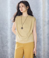 NIJYUSANKU（LARGE SIZE）/【SLOW/一部店舗限定】ライトツイストコットン 切り替えデザイン Tシャツ/508240862