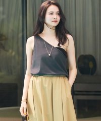 NIJYUSANKU（LARGE SIZE）/【SLOW/一部店舗限定】ライトツイストコットン レイヤード タンクトップ/508240863