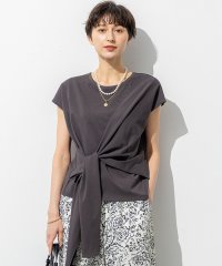 NIJYUSANKU（SMALL SIZE）/【SLOW/一部店舗限定】ライトツイストコットン サッシュデザイン Tシャツ/508240864