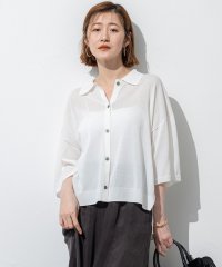 NIJYUSANKU（LARGE SIZE）/【SLOW/一部店舗限定】シアーサマー ニット/508240876