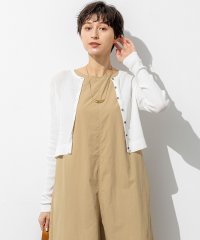 NIJYUSANKU（LARGE SIZE）/【SLOW/一部店舗限定】シアーサマー リブ カーディガン/508240877