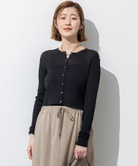NIJYUSANKU（LARGE SIZE）/【SLOW/一部店舗限定】シアーサマー リブ カーディガン/508240877