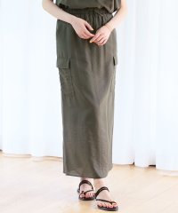 NIJYUSANKU（SMALL SIZE）/【SLOW/一部店舗限定】ブライトヴィンテージクロス Iライン スカート/508240895