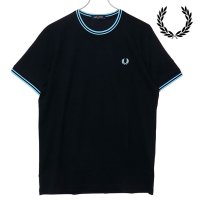FRED PERRY/フレッドペリー FRED PERRY TWIN TIPPED T－SHIRT OATM/CHMPG/STONE [M1588－Y56]/506899247