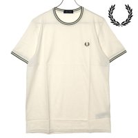 FRED PERRY/フレッドペリー FRED PERRY TWIN TIPPED T－SHIRT OATM/CHMPG/STONE [M1588－Y56]/506899247