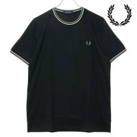 FRED PERRY/フレッドペリー FRED PERRY TWIN TIPPED T－SHIRT OATM/CHMPG/STONE [M1588－Y56]/506899247