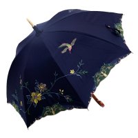 CHINOISERIE MODERN KYOTO/シノワズリーモダンキョウト シノワズリーモダン京都 シノワズリーモダンキョウト シノワズリーモダン京都 優雅花鳥刺繍 かわず張り長日傘 50cm/507092607