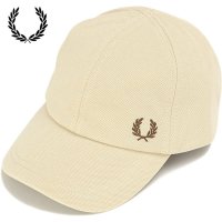 FRED PERRY/フレッドペリー FRED PERRY PIQUE CLASSIC CAP SNWHITE/HNYCOMB [HW6726－Y53]/507521000