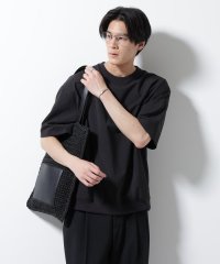 NANO universe/エアリーストレッチ布帛Tシャツ/508112130