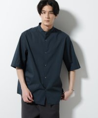 NANO universe/TEXBRID(R)バンドカラーシャツ 半袖/508152610