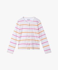 agnes b. FEMME/ボーダー コットン 長袖 カーディガンプレッション "Petit"/508176321