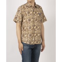 JEANS MATE/ジーンズメイト JEANS MATE RAGGED MOUNTAIN ライトリップル 総柄 シャツ/508218188