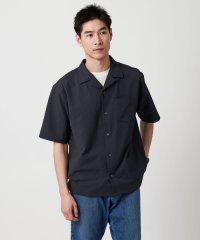 green label relaxing/【WEB限定】JUST fit サッカー オープンカラー 半袖 シャツ/508225574