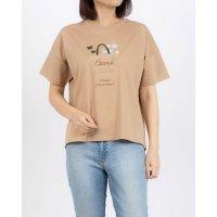 BRODIAEA/ブローディア BRODIAEA かごバッグデザイン半袖Tシャツ/508237267