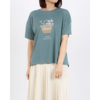 BRODIAEA/ブローディア BRODIAEA かごバッグデザイン半袖Tシャツ/508237267