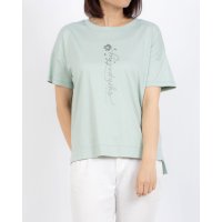 BRODIAEA/ブローディア BRODIAEA ロゴプリント半袖Tシャツ【日本製】/508237268
