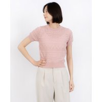 STYLEBLOCK/スタイルブロック STYLEBLOCK 透かし編み半袖ニット/508237313
