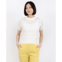 STYLEBLOCK/スタイルブロック STYLEBLOCK 透かし編み半袖ニット/508237313