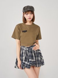 Darich/ダーリッチ Darich ロゴプレートショートTシャツ/508240996