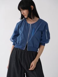 LASUD/ラシュッド LASUD チュールドッキングショートブルゾン/508241219
