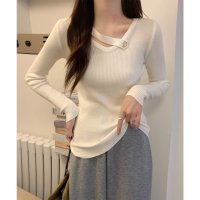 Lace Ladies/レースレディース Lace Ladies ハート モチーフ付き Vネック リブ ニット プルオーバー/508241585