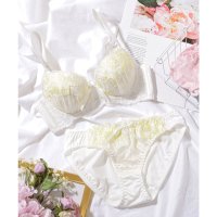 Lace Ladies/レースレディース Lace Ladies 【2点セット】フラワー 刺繍 レース ブラ&ショーツ【返品不可商品】/508241591