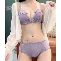 Lace Ladies/レースレディース Lace Ladies 【2点セット】フロントホック バタフライ フラワー ブラ&ショーツ【返品不可商品】/508241598