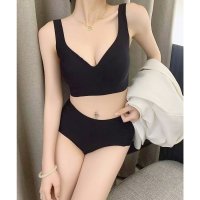 Lace Ladies/レースレディース Lace Ladies 【2点セット】ソリッドカラー フルカップ ハイウエスト ブラ&ショーツ【返品不可商品】/508241606