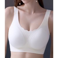 Lace Ladies/レースレディース Lace Ladies ソリッドカラー スカラップ ノンワイヤー 脇高 ブラジャー/508241610
