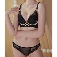 Lace Ladies/レースレディース Lace Ladies 【2点セット】レース リボン 3/4 ブラジャー&ショーツ【返品不可商品】/508241613