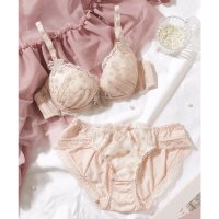 Lace Ladies/レースレディース Lace Ladies 【2点セット】フラワー 刺繍 3/4 ブラジャー&ショーツ【返品不可商品】/508241632