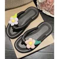 Lace Ladies/レースレディース Lace Ladies チェック フラワーモチーフ EVA チューブ トング サンダル/508241662