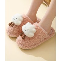 Lace Ladies/レースレディース Lace Ladies キャラクター モチーフ ボア スリッパ ルームシューズ/508241694