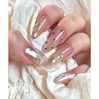 Lace Ladies/レースレディース Lace Ladies ビジュー付き ドット メタリック デザイン ネイルチップ【返品不可商品】/508241708