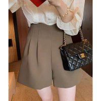 Lace Ladies/レースレディース Lace Ladies ダブルタック ハイウエスト フレア ショート パンツ/508241748