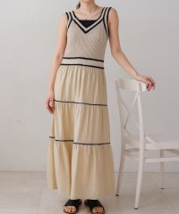 Bab/バブ Bab ニットドッキングティアードワンピース/508241814