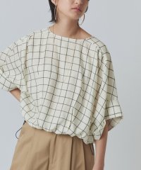 RASW/ラス RASW シアーチェックドルマンブラウス/508242101