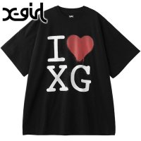 X-girl/エックスガール X－girl STENCIL I LOVE XG LOGO S/S BIG TEE DRESS WHITE ホワイト 白 [1052520410/508242143