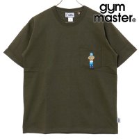 gym master/ジムマスター gym master 7.4oz レスラー刺繍ポケットTee ホワイト [G521790－01]/508242167