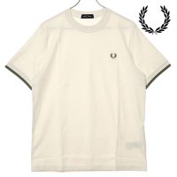 FRED PERRY/フレッドペリー FRED PERRY TIPPED CUFF PIQUE SHIRT LIGHT－ECRU [M4654－760]/508242186