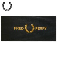 FRED PERRY/フレッドペリー FRED PERRY FLP TOWEL BLACK/DK－CARAMEL [MS7705－U12]/508242206
