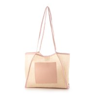 STYLEBLOCK/スタイルブロック STYLEBLOCK メッシュ×PUレザートートバッグ/508242287