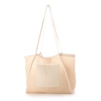 STYLEBLOCK/スタイルブロック STYLEBLOCK メッシュ×PUレザートートバッグ/508242287