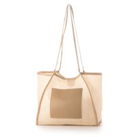 STYLEBLOCK/スタイルブロック STYLEBLOCK メッシュ×PUレザートートバッグ/508242287