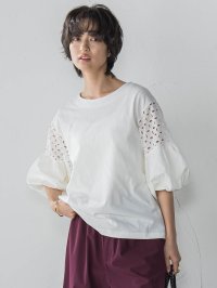 MAYSON GREY/メイソングレイ MAYSON GREY 【WEB限定】刺繍レーススリーブプルオーバー≪洗濯機で洗える≫/508243662