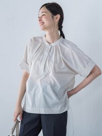 LAUTREAMONT/ロートレアモン LAUTREAMONT 【WEB限定】ライクアウーヴンバンドカラーブラウス≪洗濯機で洗える≫/508243668
