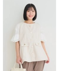Re-J＆SUPURE/ペプラムベスト/508244296